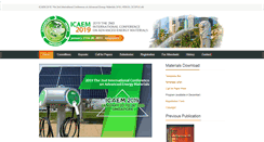 Desktop Screenshot of icaem.org
